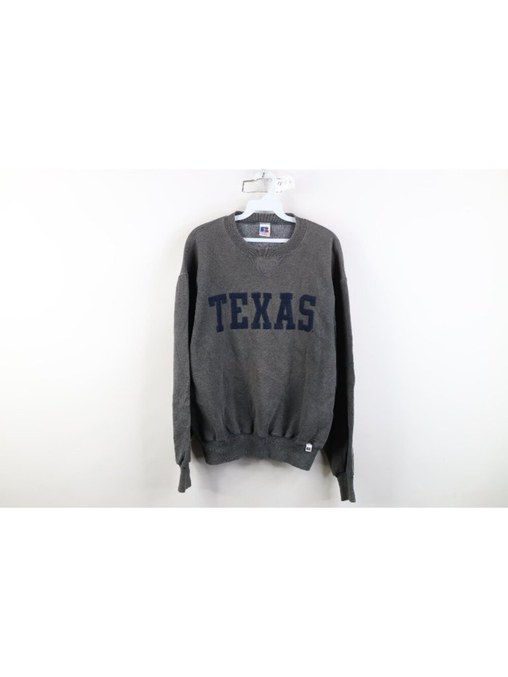 Vintage 90s Russell Athletic Mens Medium Faded University of Texas Sweatshirt